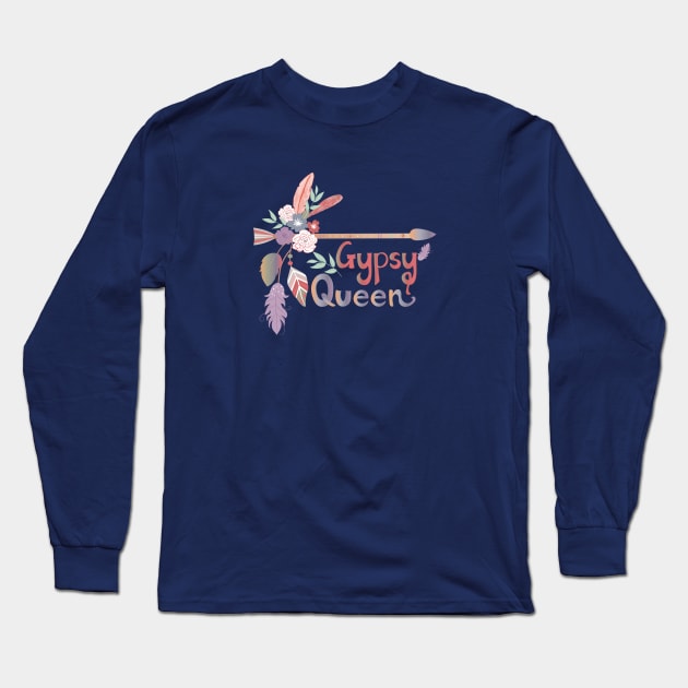 Gypsy Queen arrow Long Sleeve T-Shirt by SweetCoolVibes